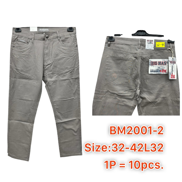 Spodnie męskie jeans Roz 32-42, 1 Kolor .Paczka 10 szt